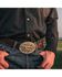 Image #4 - Montana Silversmiths Men's Engraved Christian Cowboy Belt Buckle, Multi, hi-res
