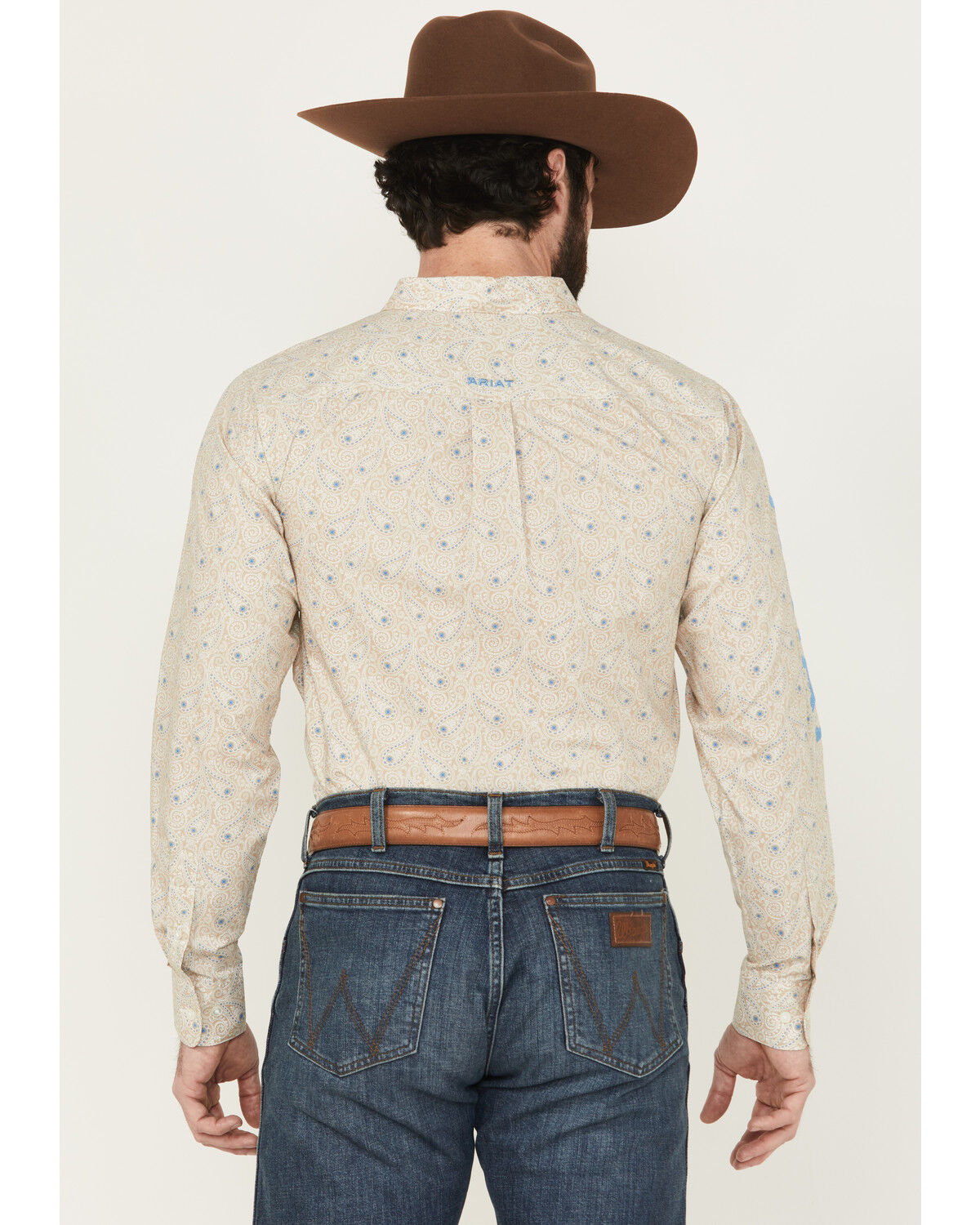 Product Name:  Ariat Men's Team Alder Paisley Print Long Sleeve Button-Down Western Shirt
