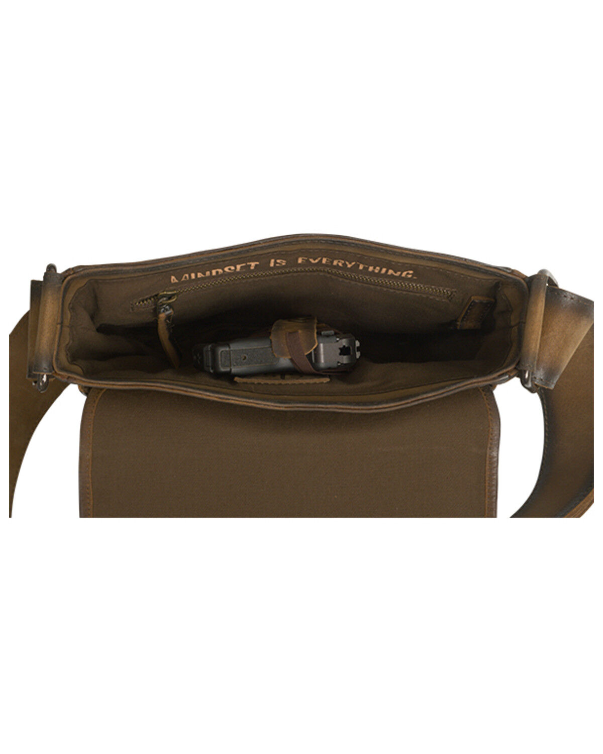 Image #5 - STS Ranchwear By Carroll Women's Della Cowhide Crossbody Purse, Brown, hi-res