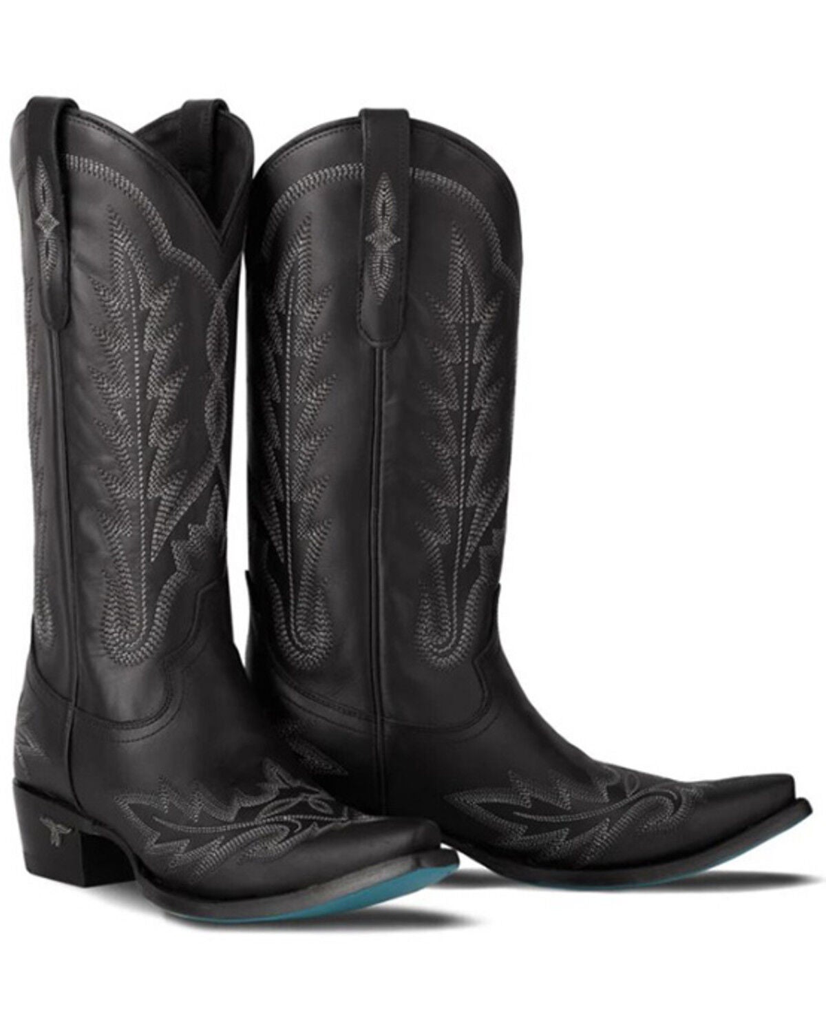 Lane Women's Lexington Western Boots - Snip Toe, Jet Black, hi-res