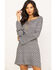 Stetson Women's Geometric Southwestern Bell Sleeve Dress, Black, hi-res