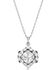 Image #1 - Montana Silversmiths Women's Refined Light Crystal Necklace, Silver, hi-res