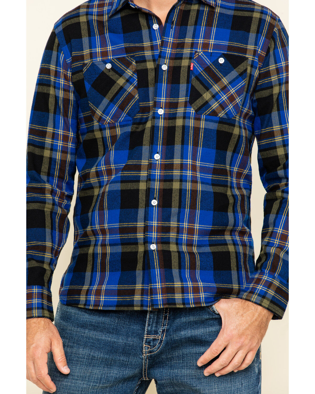 levi's plaid shirt