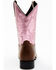 Shyanne Girls' Miss Molly Western Boots - Broad Square Toe, Pink, hi-res