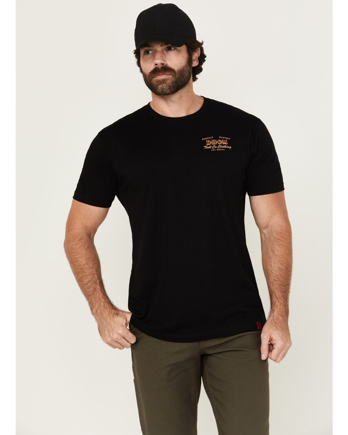 Troll Co Men´s Retro Knuckle Buster Short Sleeve GraphicT-Shirt
