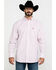 Image #5 - George Strait By Wrangler Men's Red Small Check Plaid Long Sleeve Western Shirt , , hi-res