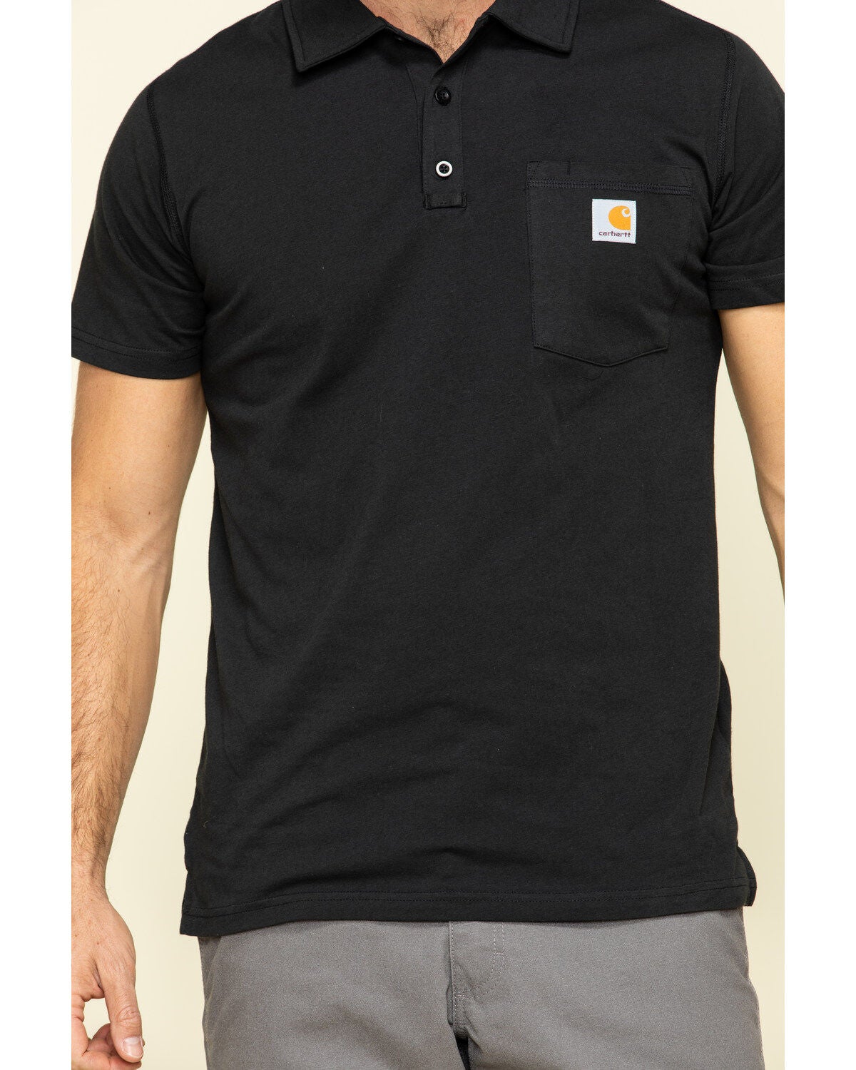 black polo work shirts