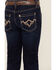 Image #2 - Shyanne Girls' Tulsa Dark Wash Bootcut Comfort Stretch Denim Riding Jeans, Dark Wash, hi-res