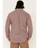 Image #4 - Ariat Men's FR Check Plaid Print Long Sleeve Button Down Work Shirt, Wine, hi-res