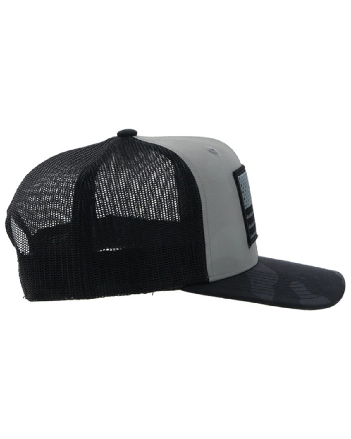 Image #4 - Hooey Men's Liberty Roper Trucker Cap, Grey, hi-res