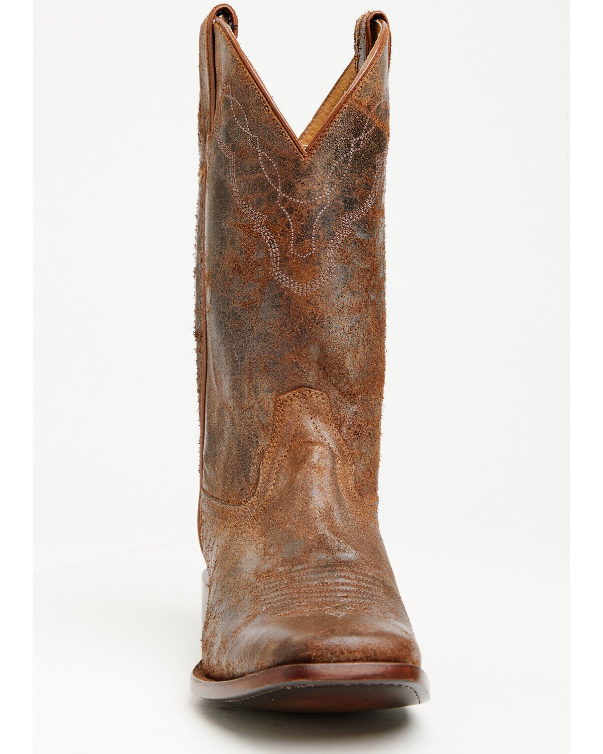 Image #4 - Cody James Men's Old Billy Western Boots - Broad Square Toe, Brown, hi-res