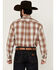 Image #4 - Stetson Men's Plaid Print Long Sleeve Button-Down Western Shirt, Red, hi-res