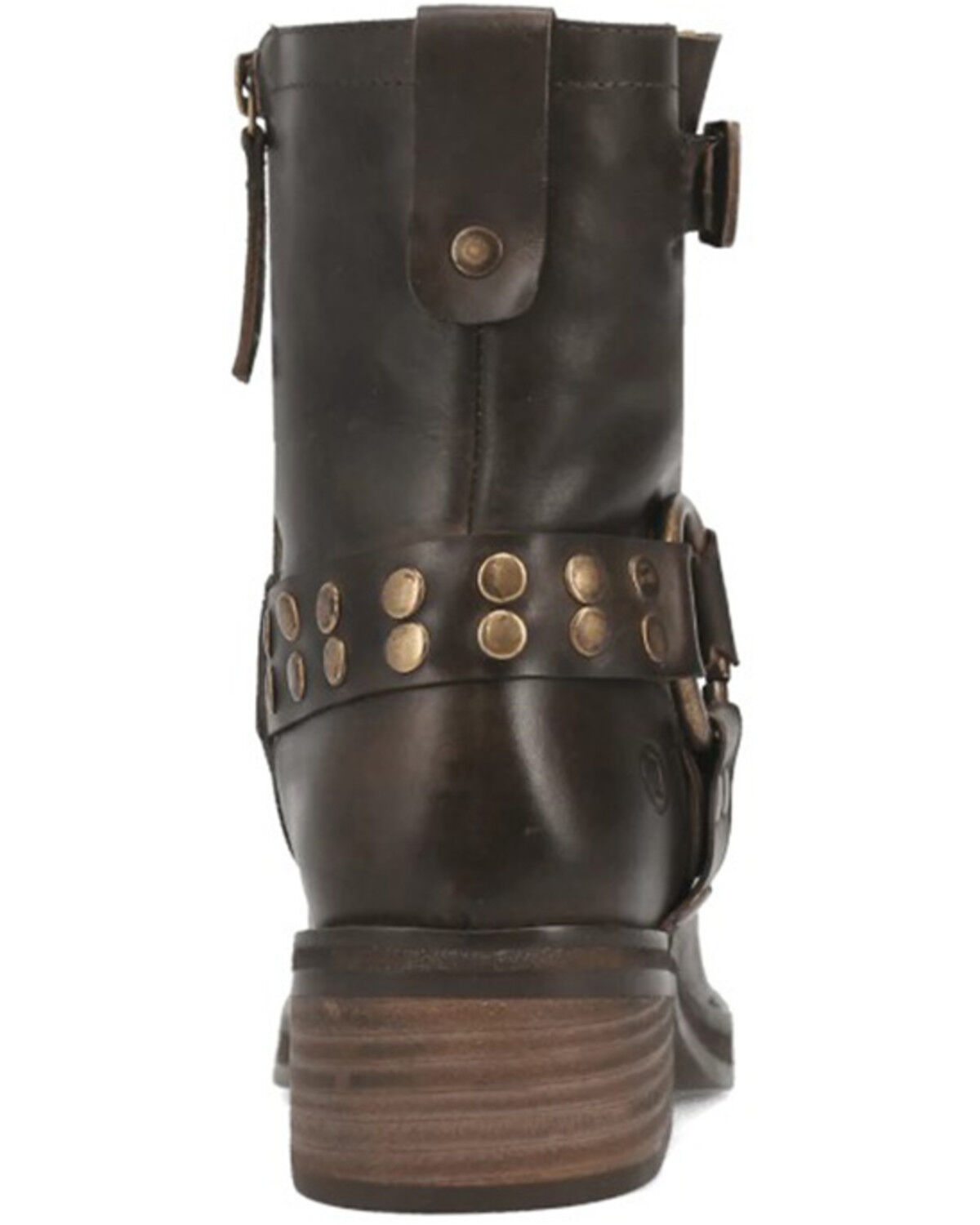 Image #5 - Dingo Women's Anarchy Harness Booties - Round Toe, Olive, hi-res