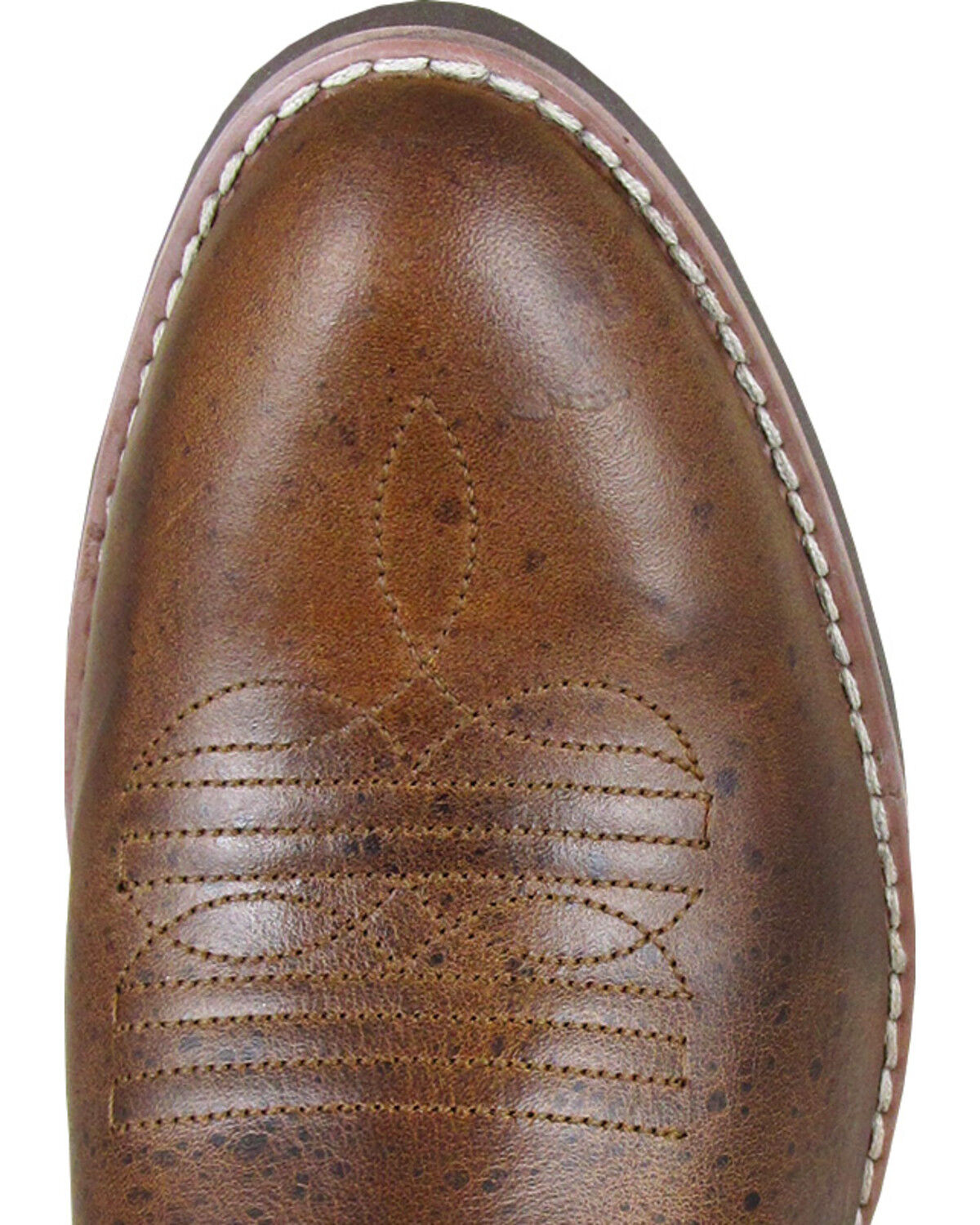 Image #3 - Smoky Mountain Women's Amelia Western Boots - Round Toe, Brown, hi-res