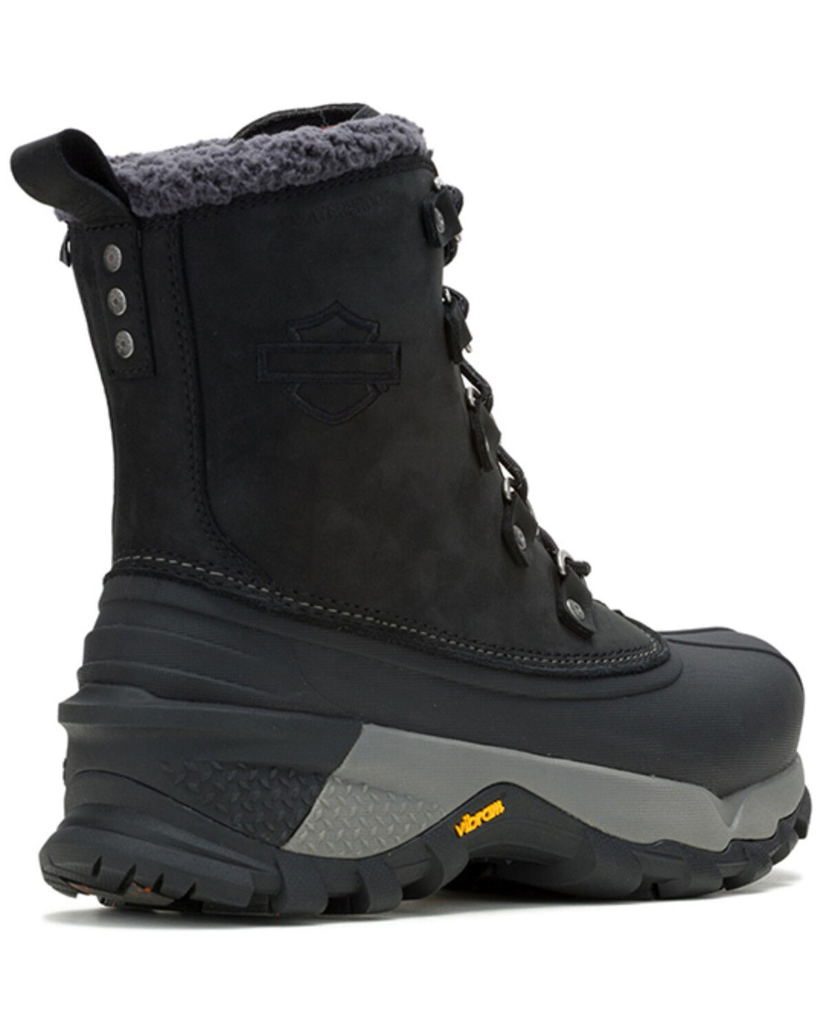 Image #2 - Harley Davidson Men's 6" MKE Warm Waterproof Motorcycle Boots - Round Toe, Black, hi-res