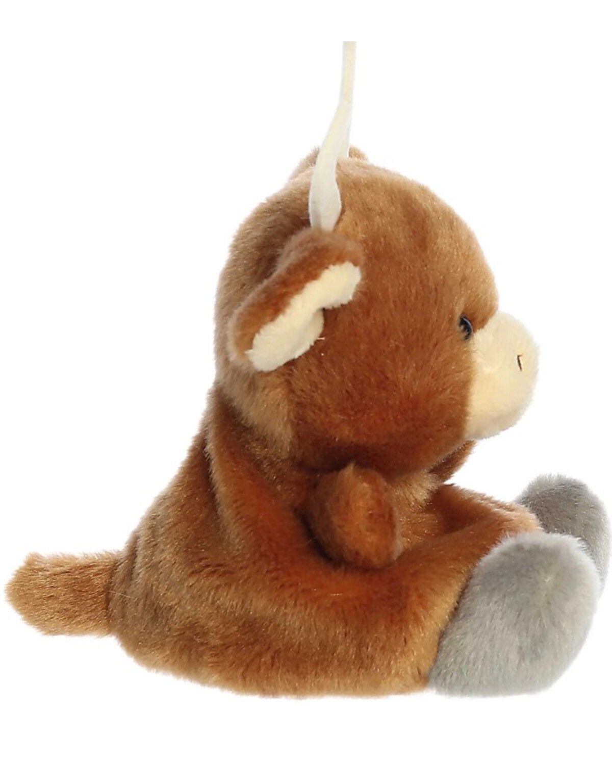 Image #2 - Aurora 5" Landon Longhorn™ Palm Pals™ Plush Toy, Brown, hi-res