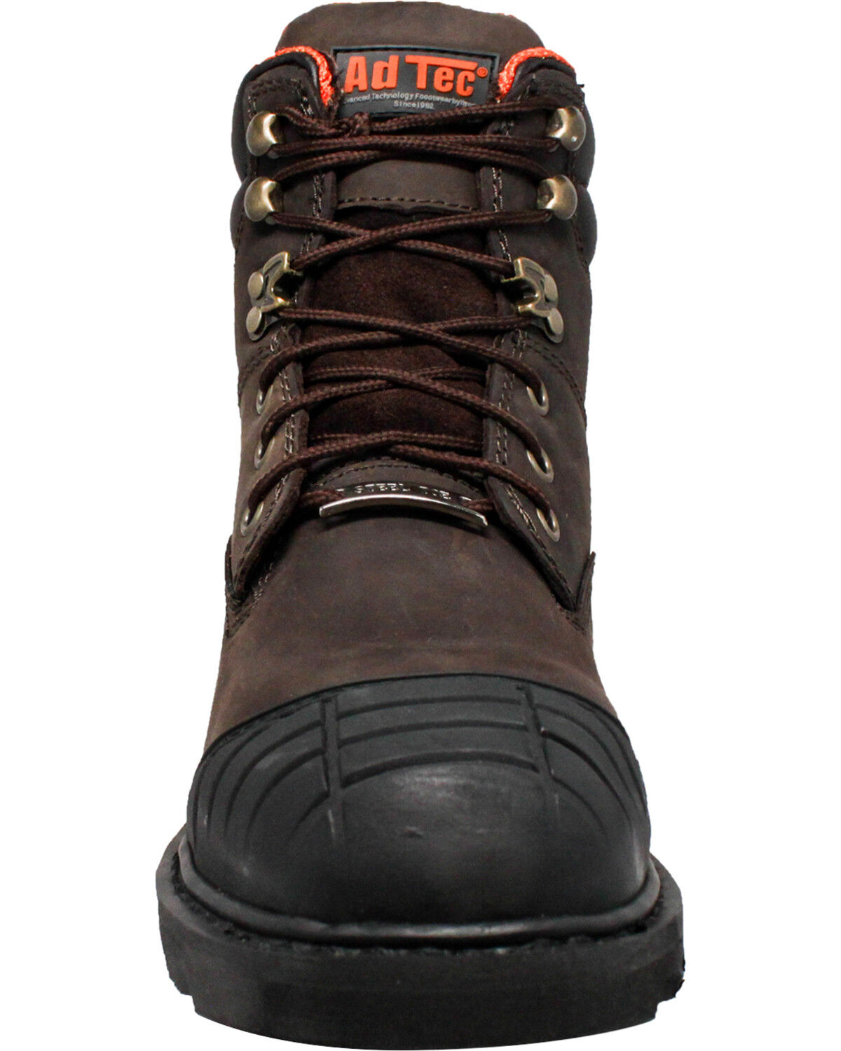 Image #3 - Ad Tec Men's 6" Oiled Leather Work Boots - Steel Toe, , hi-res