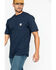 Carhartt Men's Loose Fit Heavyweight Logo Pocket Work T-Shirt, Navy, hi-res