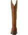 Image #3 - Ariat Women's Heritage StretchFit Distressed Tall Western Boots - Round Toe, Brown, hi-res