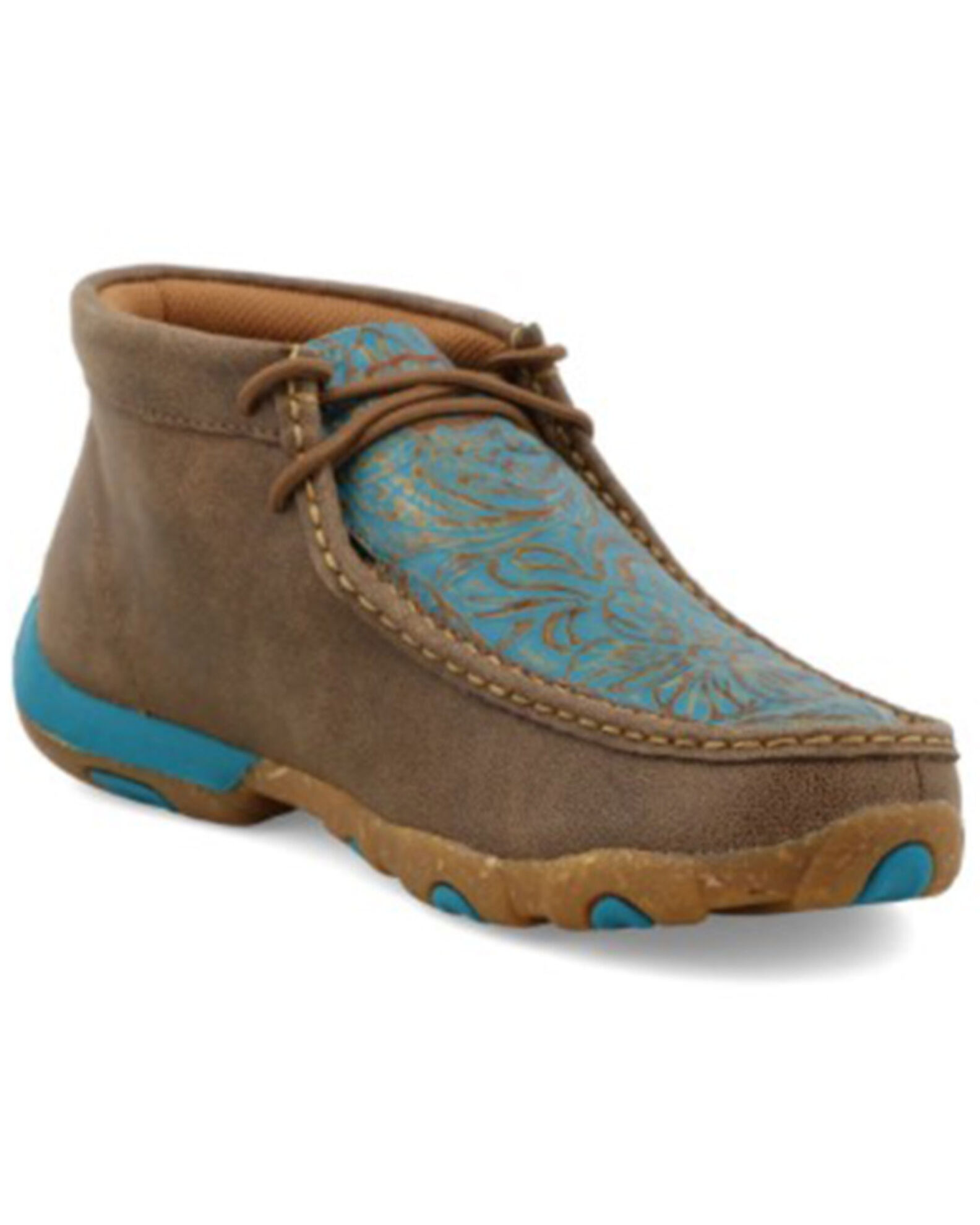 Twisted X Women s Tooled Chukka Driving Mocs Boot Barn
