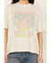 Image #3 - Wrangler Women's Long Live Cowboys Short Sleeve Graphic Tee, Off White, hi-res