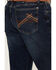 Image #4 - Wrangler 20X Men's Ellison Dark Wash Bootcut Stretch Denim Jeans - Tall, Dark Medium Wash, hi-res