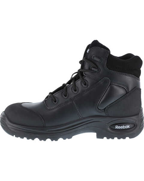 Image #4 - Reebok Men's Trainex 6" Lace-Up Work Boots - Composite Toe, Black, hi-res