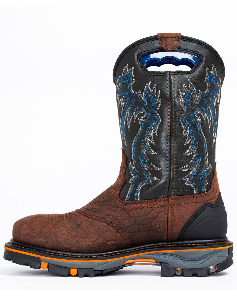 Cody James Men's Decimator Waterproof Western Work Boots Composite