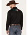 Image #4 - Wrangler Men's Mexico Logo Snap Western Shirt, Black, hi-res