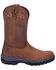 Dan Post Men's Cummins Waterproof Western Work Boots - Soft Toe, Tan, hi-res