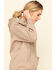 Image #5 - Ariat Women's Dark Oatmeal Heather Rebar Skill Set Zip Hooded Pullover, , hi-res