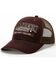 Image #1 - Cinch Men's Lead Don't Follow Ball Cap, Burgundy, hi-res