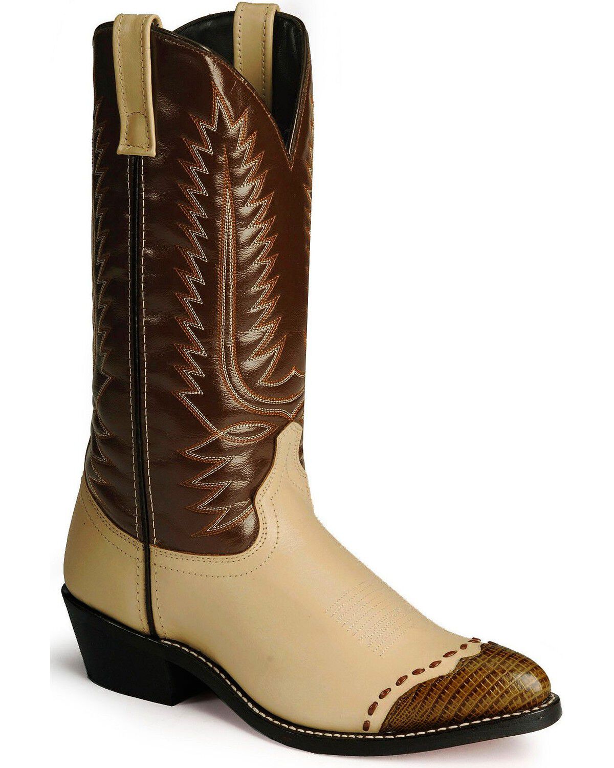 wingtip cowboy boots