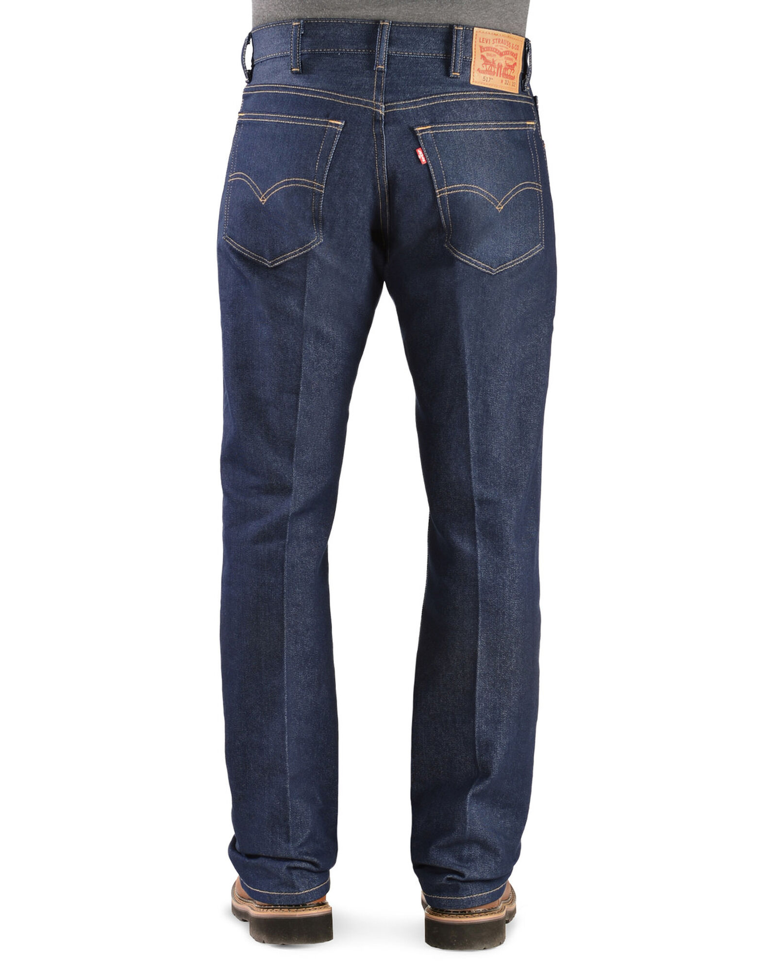 Levi's Men's 517 Dark Slim Bootcut Jeans | Boot Barn