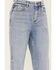 Image #2 - Cleo + Wolf Women's Medium Wash Short Straight Cuffed Jeans, Medium Wash, hi-res