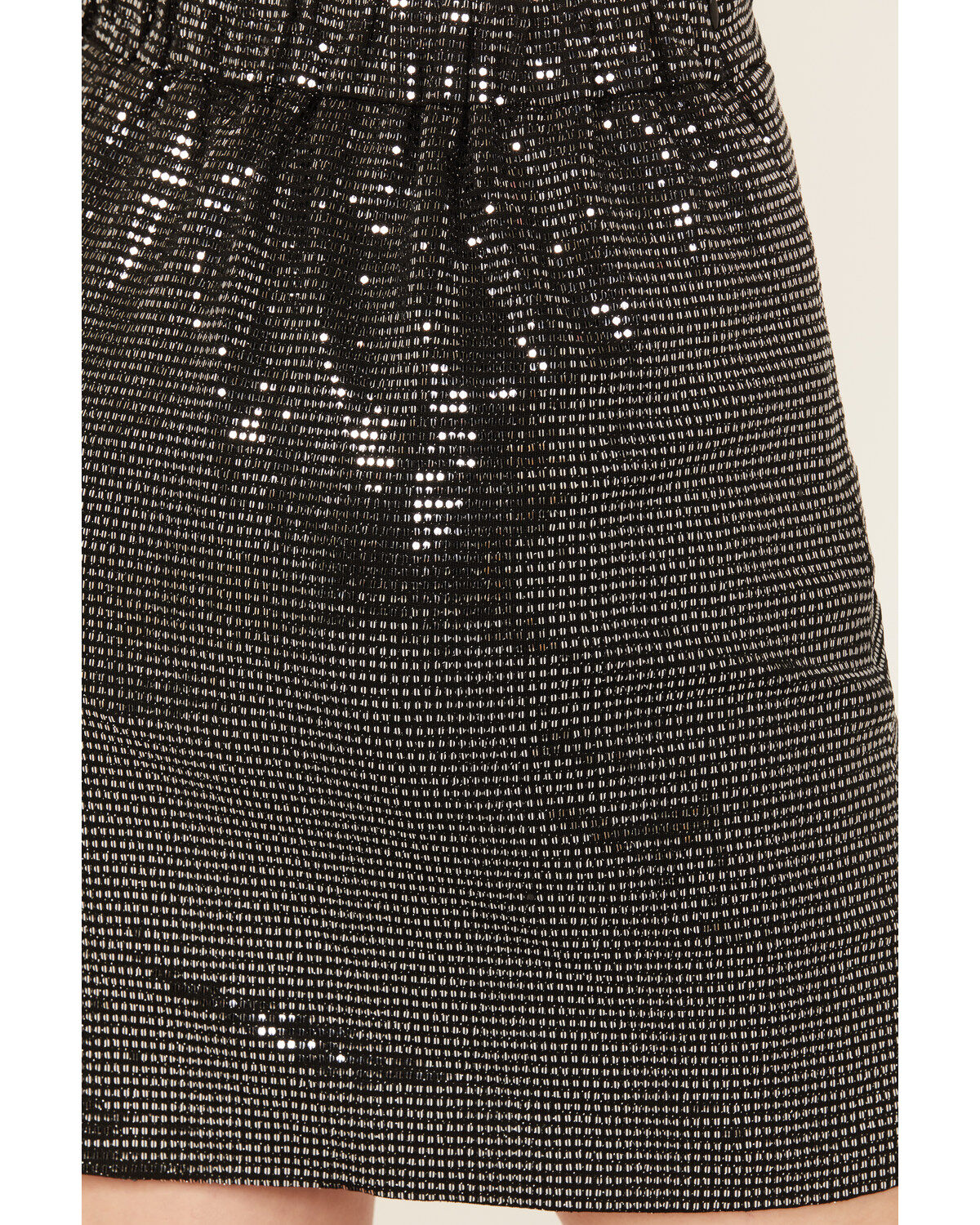 Image #4 - Molly Bracken Women's Faux Wrap Sequins Mini Skirt, , hi-res