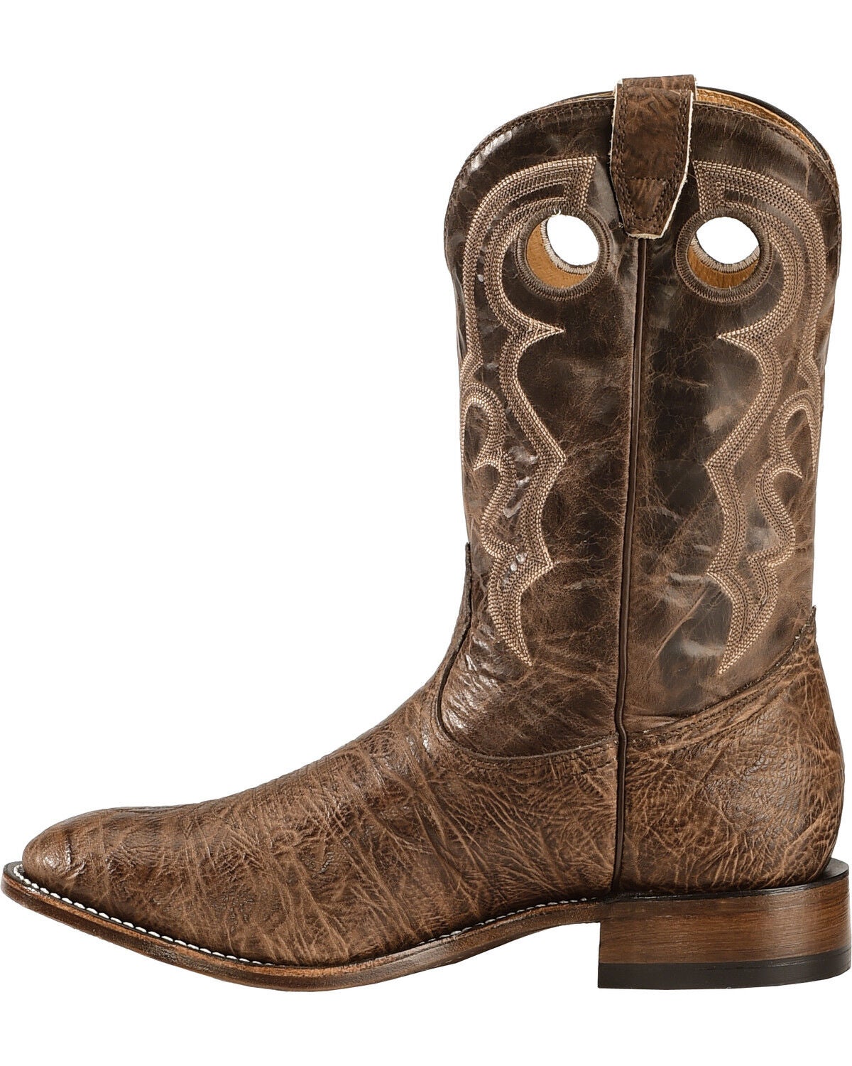 Image #3 - Boulet Super Roper Cowboy Boots - Round Toe, Walnut, hi-res