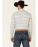 Image #4 - Moonshine Spirit Men's Line Dance Horizontal Stripe Long Sleeve Snap Western Shirt, Grey, hi-res