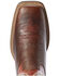 Ariat Women's Round Up Western Boots - Broad Square Toe, Brown, hi-res