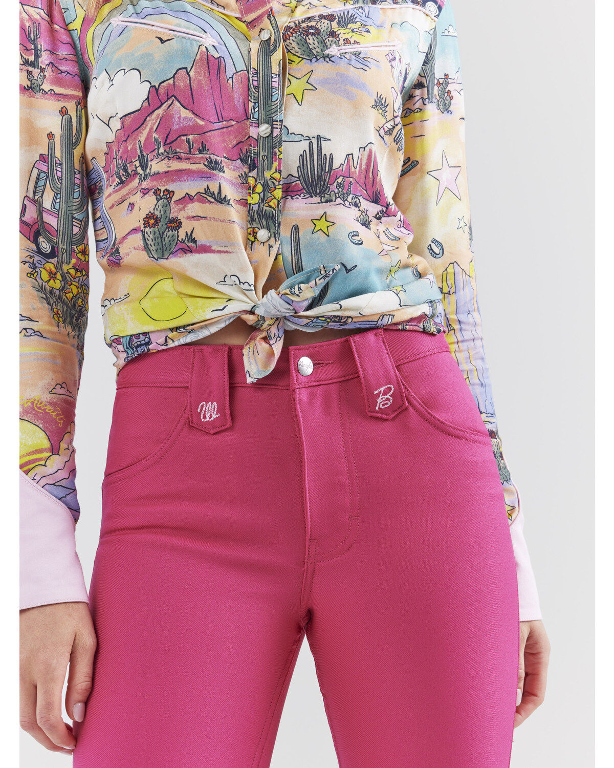 Image #4 - Wrangler® X Barbie™ Women's High Rise Wrancher Jeans, , hi-res