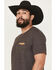 Image #4 - Wrangler Men's Cowboy Logo Short Sleeve Graphic T-Shirt, Dark Brown, hi-res