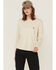 Image #1 - Carhartt Women's TENCEL™ Loose Fit Long Sleeve Pocket Shirt, Oatmeal, hi-res