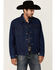 Image #1 - Wrangler Men's Unlined Denim Western Jacket - Tall, Indigo, hi-res