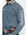 Image #4 - Wrangler Men's Turquoise Logo Geo Print Long Sleeve Western Shirt , , hi-res