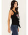 Image #2 - Idyllwind Women's Hey Cowboy Sleeveless Graphic Tank , Black, hi-res