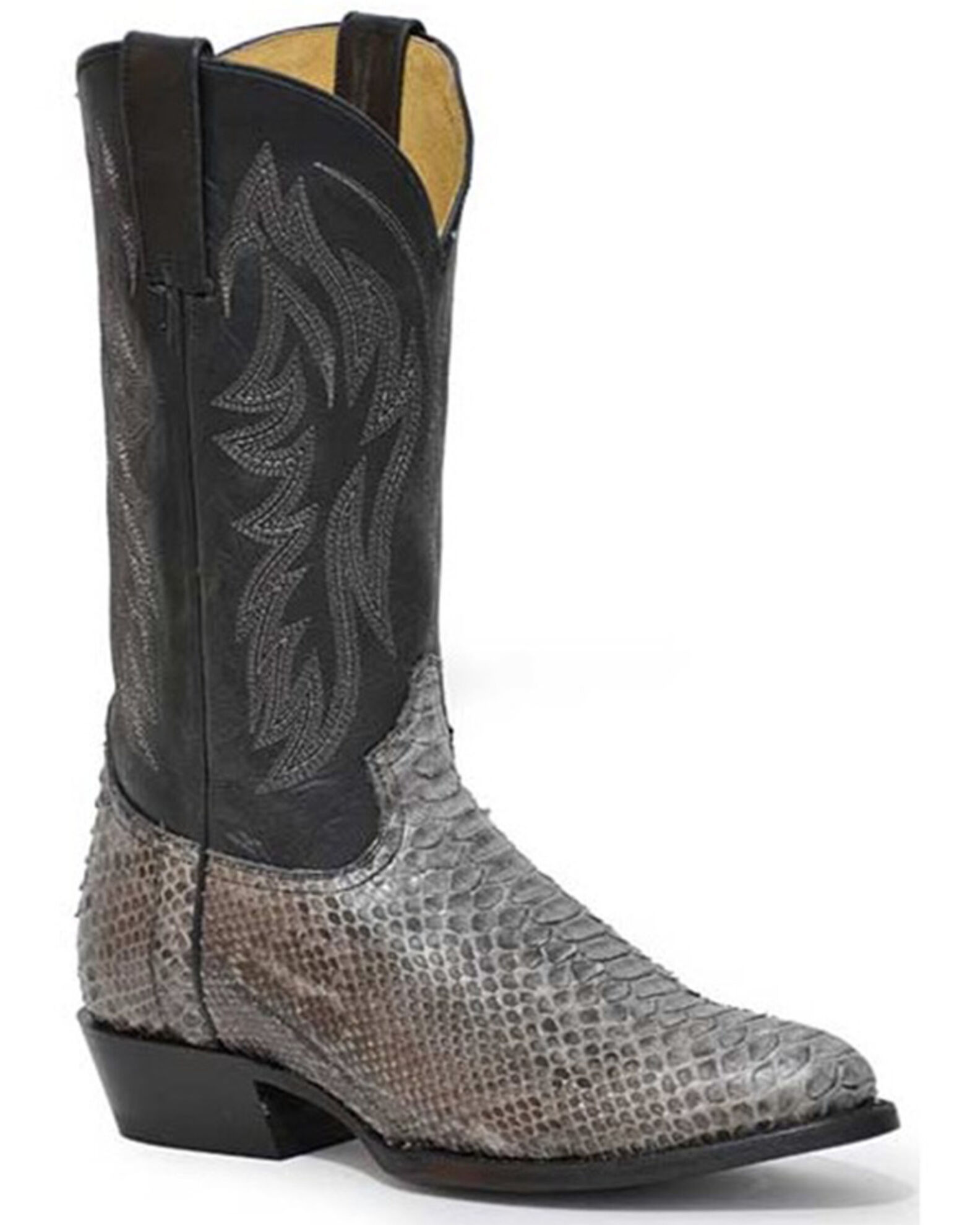 Roper Men s Peyton Python Exotic Western Boots Round Toe Boot Barn