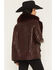 Image #4 - Azalea Wang Women's Aurelia Faux Fur Leather Jacket, Burgundy, hi-res