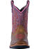 Image #4 - Dan Post Toddler Girls' Tryke Leather Boots - Square Toe , , hi-res