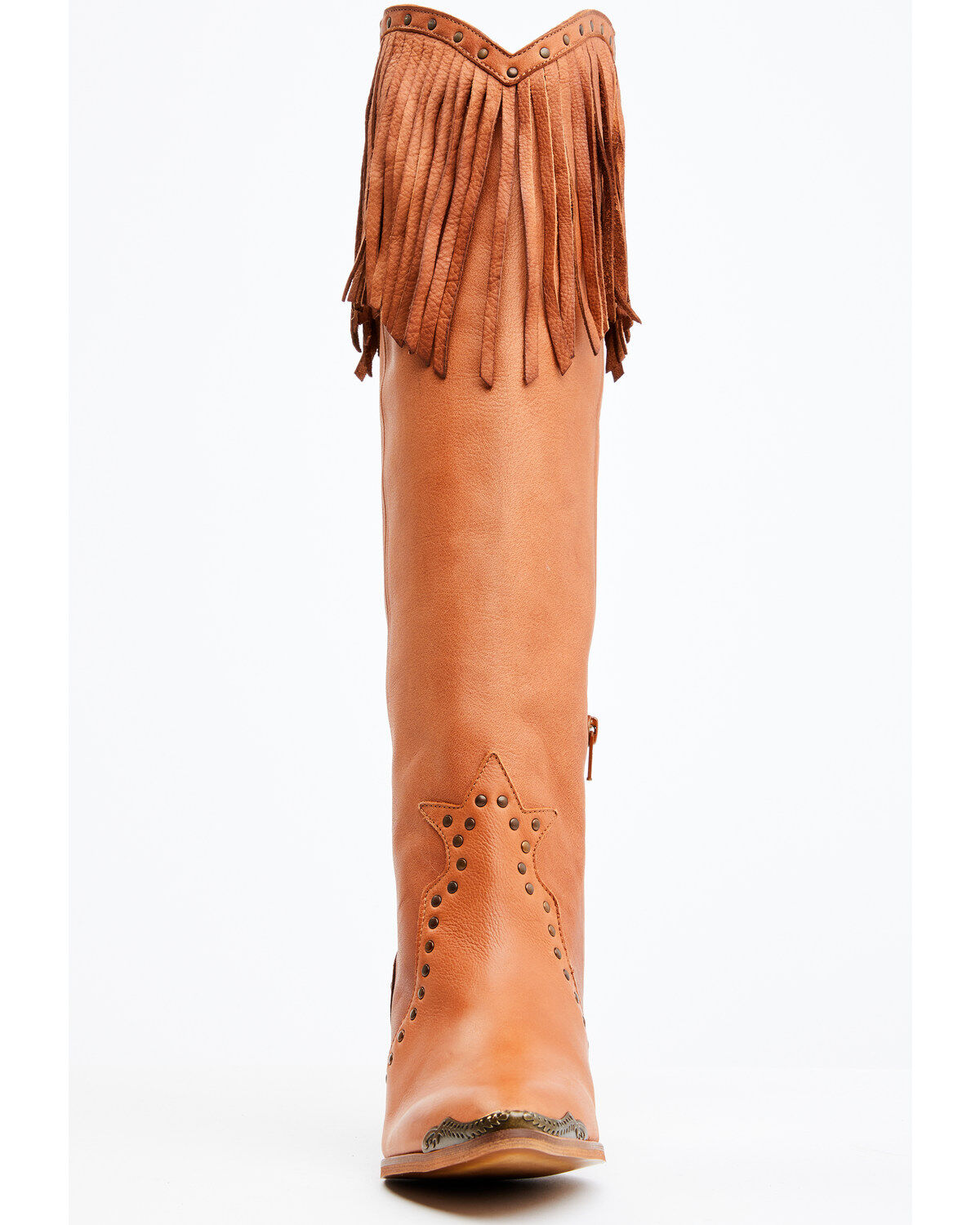 Image #4 - Maggie Women's Trini Tall Western Boots - Round Toe, Brown, hi-res