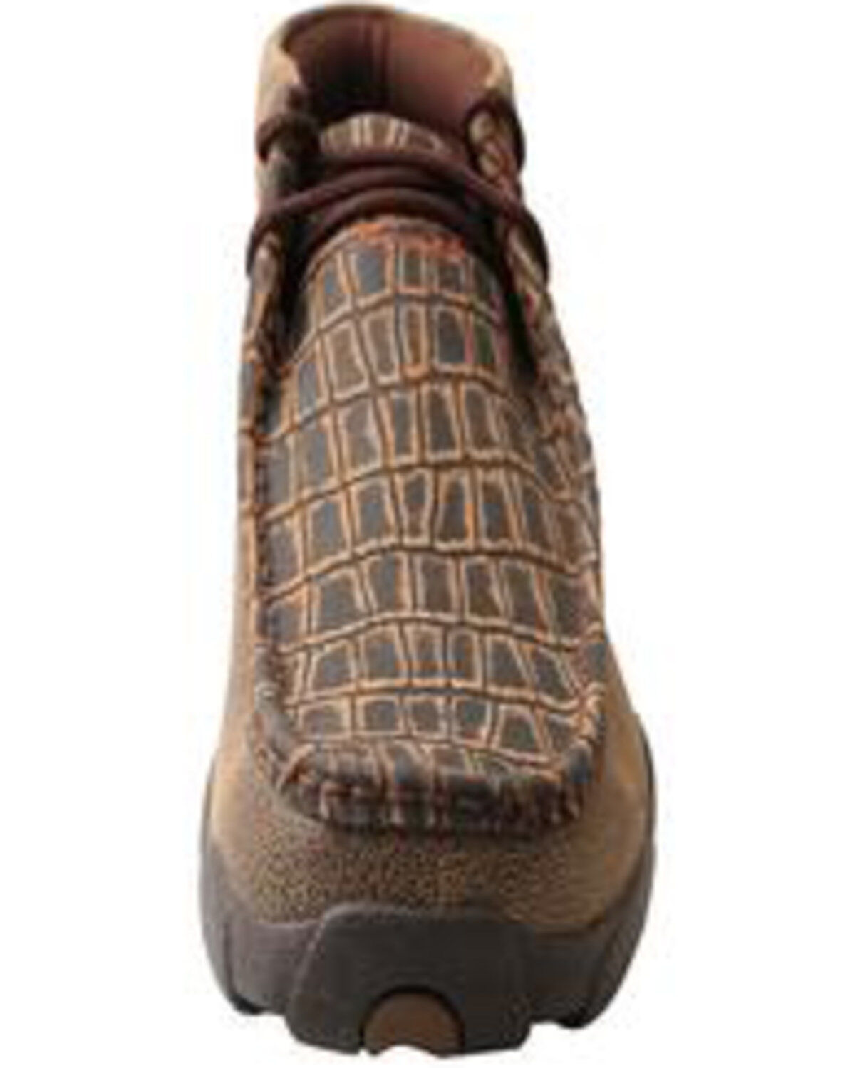 Image #5 - Twisted X Men's Work Chukka Driving Mocs - Alloy Toe, Brown, hi-res